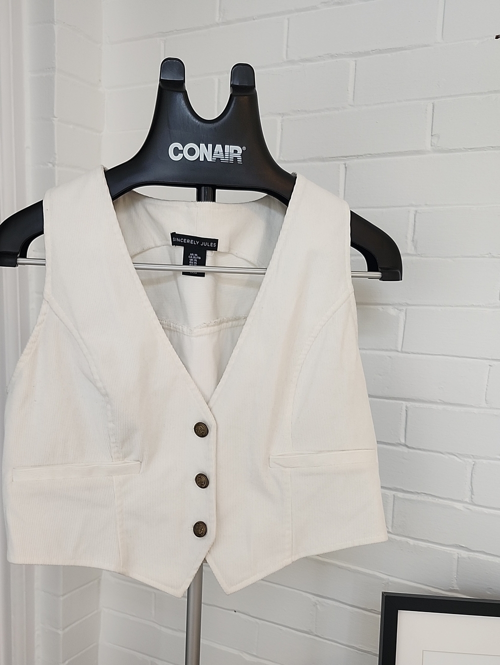 Sincerly Jules Cordurouy Vest, Xl